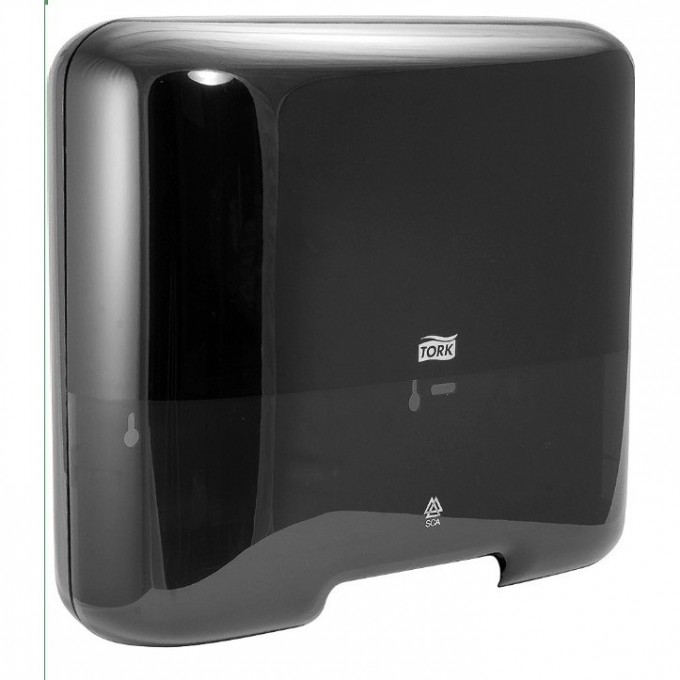 Диспенсер для листовых полотенец TORK H3 ELEVATION ДхШхВ 332х135х291 мм пластик черный ''SCA'' 1/1 T-553108
