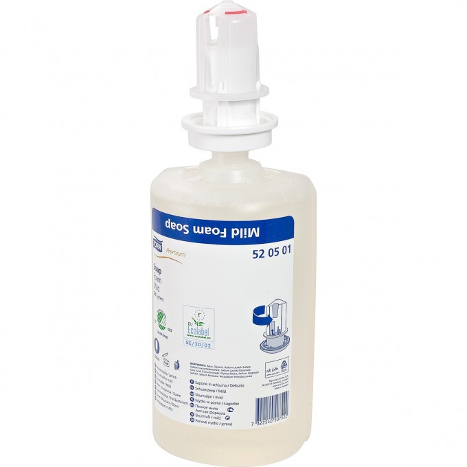 Мыло пенное TORK PREMIUM 1л прозрачное ''SCA'' 1/6 T-520501