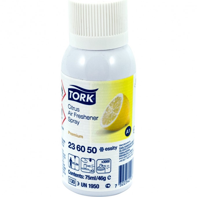 Освежитель TORK Premium 75мл, цитрусовый ''SCA'' 1/12 T-236050