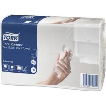 Полотенца листовые TORK Xpress (471117/93331), 2-слойные, 190 листов