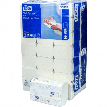 Полотенце бумажное листовое TORK PREMIUM 110 лист/уп "TORK" 1/1 21 шт/уп