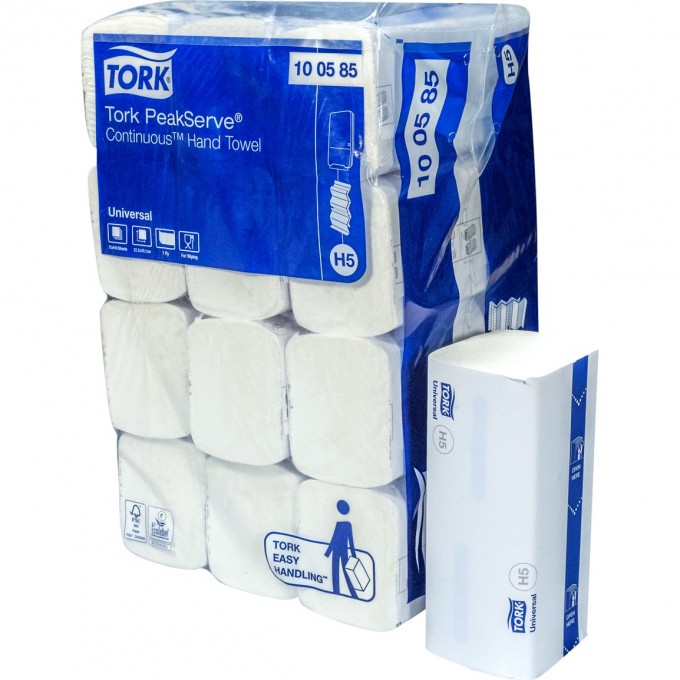 Полотенце бумажное листовое TORK UNIVERSAL 410 лист/уп "TORK" 1/1 12 шт/уп T-100585n