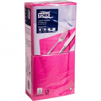 Салфетка бумажная TORK Advanced фуксия 'SCA' 1/10